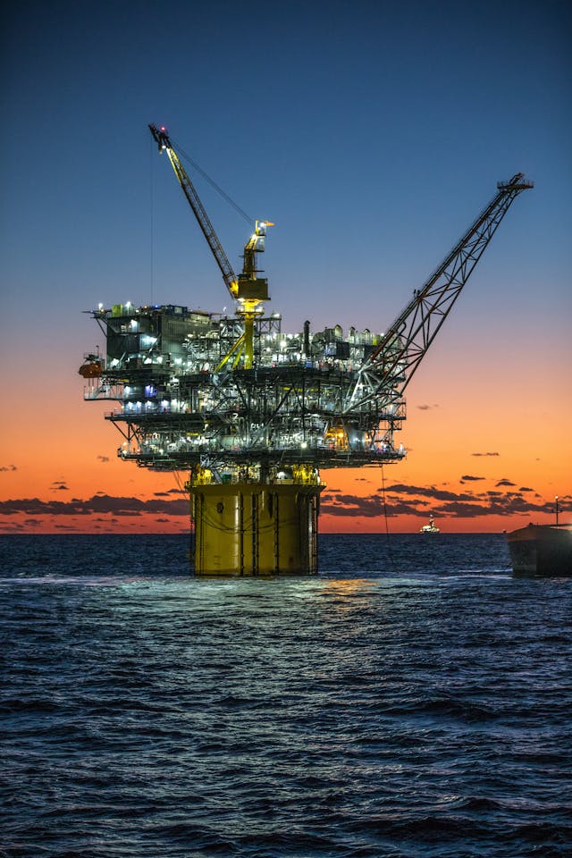 Hess-operated Tubular Bells platform in the US Gulf of Mexico.