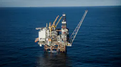 OKEA-operated platform at Brage oil field, North Sea.