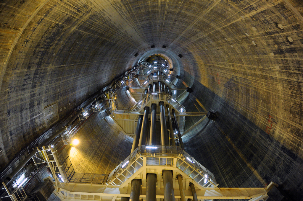 Troll A platform leg.