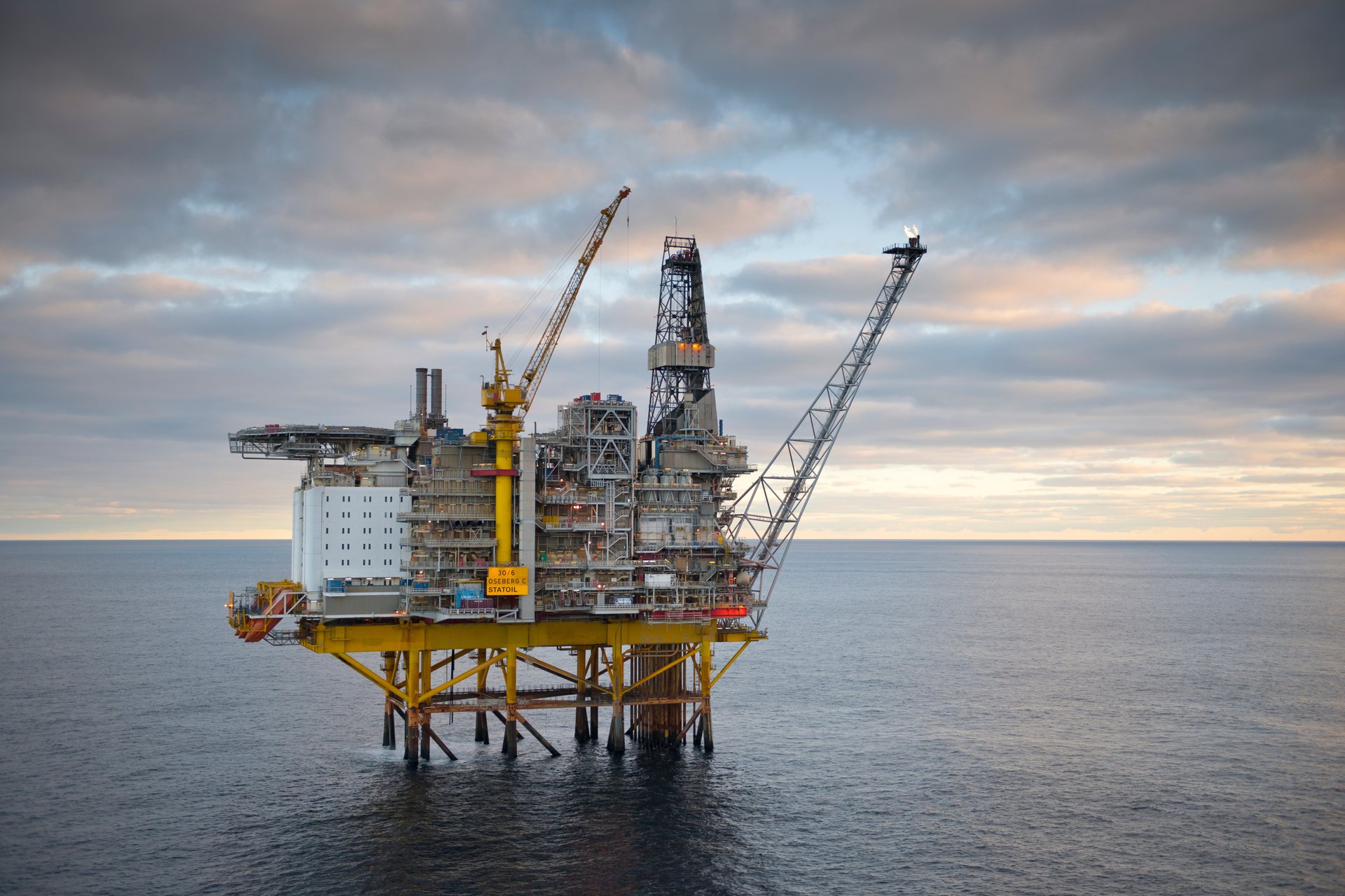 Equinor-operated Oseberg C platform in the North Sea.