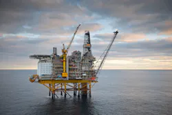 Equinor-operated Oseberg C platform in the North Sea.