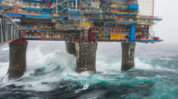 Equinor's Sleipner A platform in the North Sea.