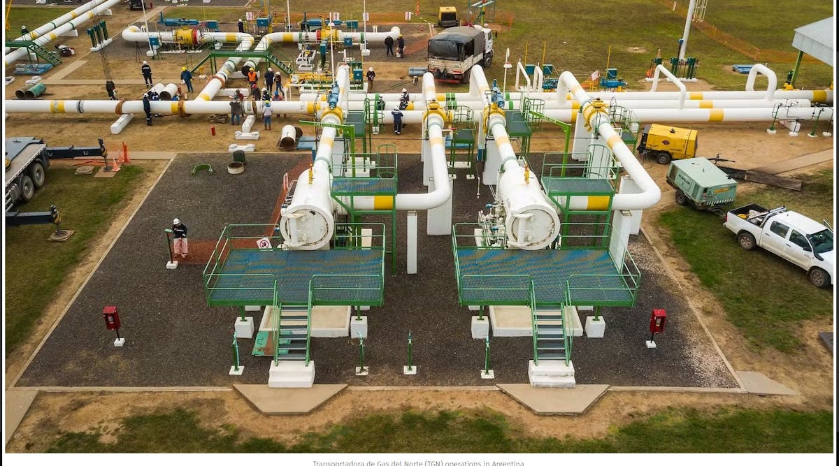 Topside modules installed for first barge-based FSRU | Oil & Gas Journal