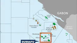 Dussafu Marin permit area offshore Gabon.