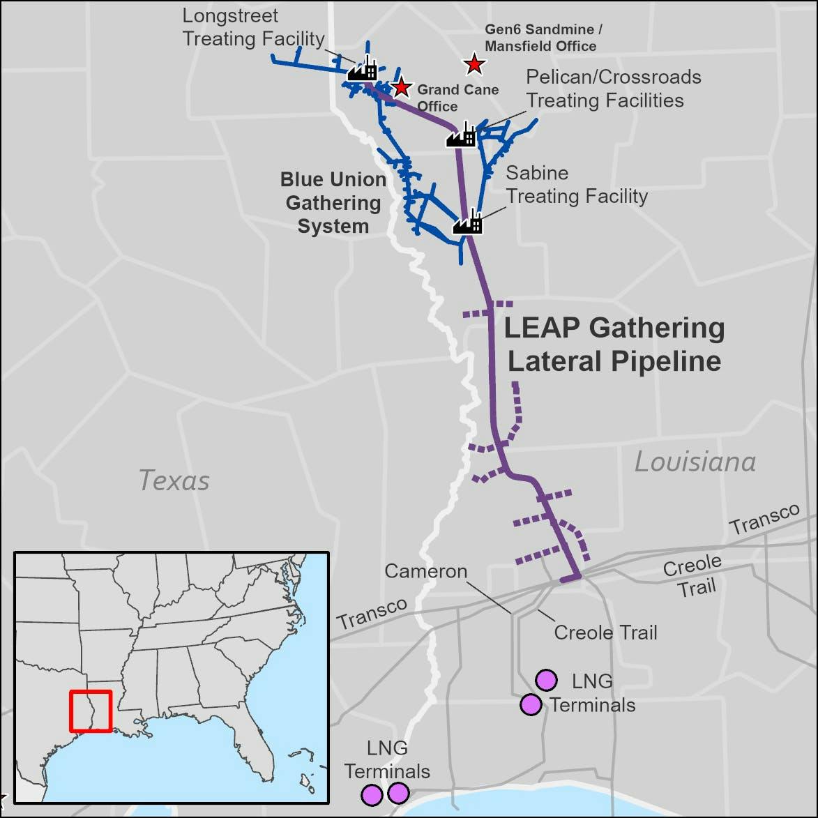 LEAP Gathering Lateral Pipeline.