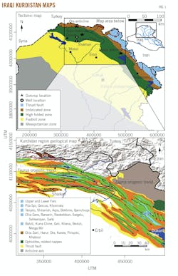 Iraqi Kurdistan Maps (Fig. 1).