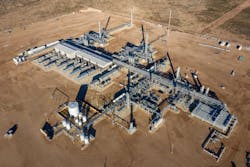 Stateline gas processing complex in Orla, Tex.