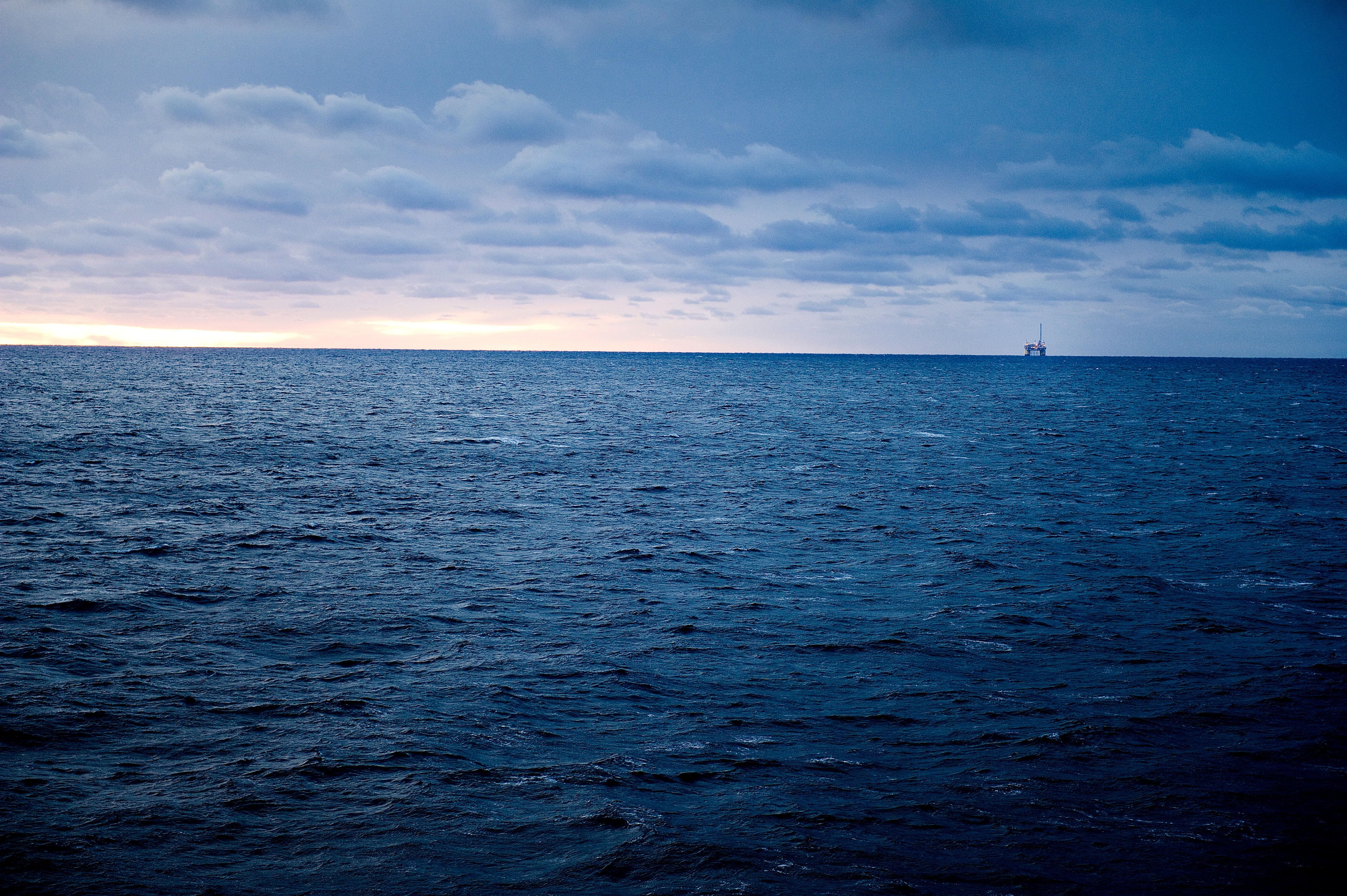View from &angst;sgard A in the Norwegian Sea.