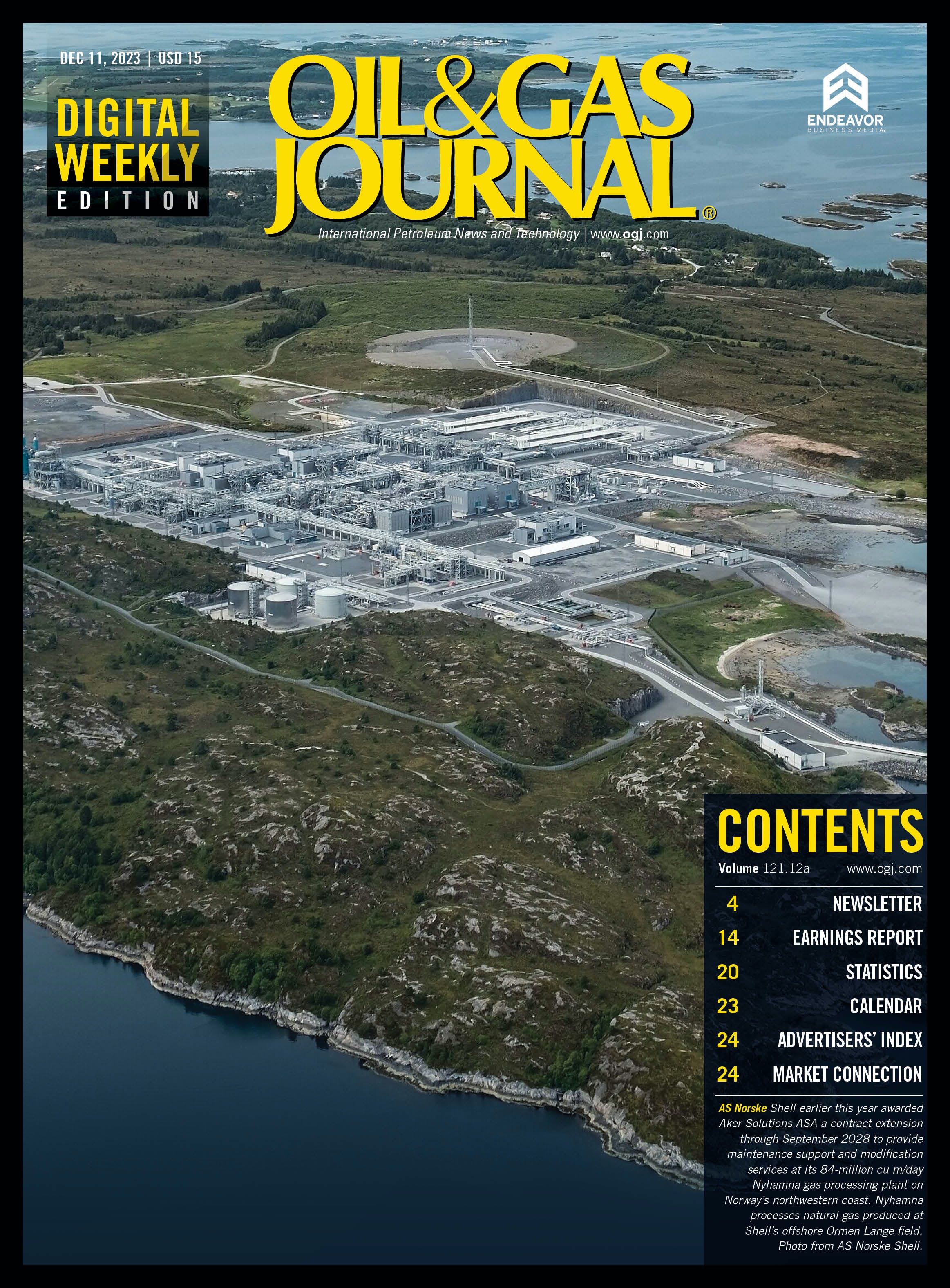 Volume 121, Issue 12a  cover image