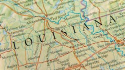 Map of Louisiana. Map of Louisiana.