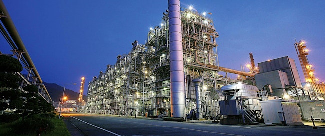 LG Chem’s integrated petrochemical complex in Daesan, Chungcheong Province, South Korea.
