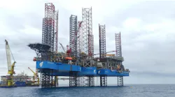 New Fortress Energy's FLNG plant offshore Mexico.
