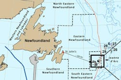 Equinor license offshore Newfoundland.