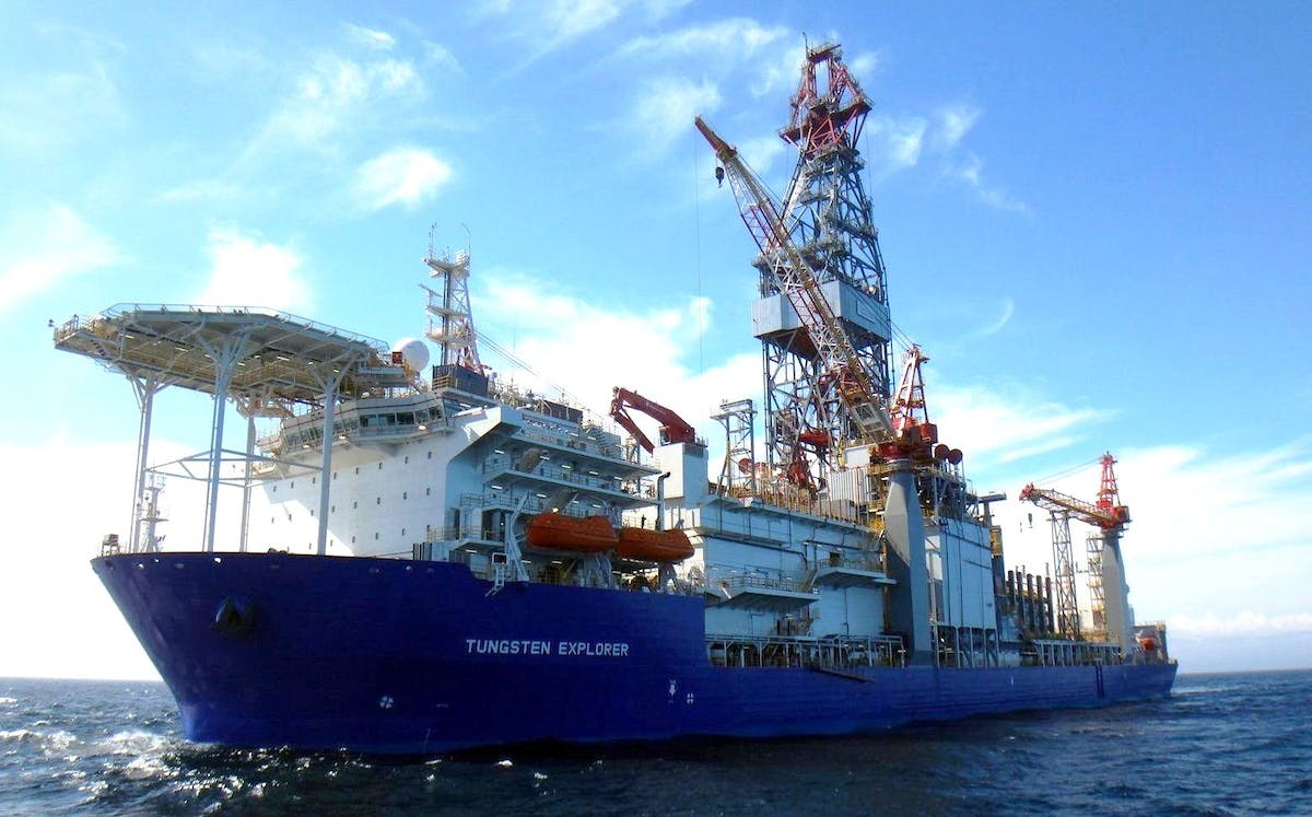 Tungsten Explorer drillship.
