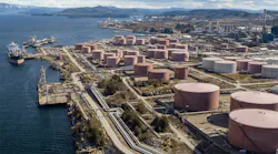 Equinor Refining AS’ 226,000-b/d refinery at Mongstad, on Norway’s western coast.