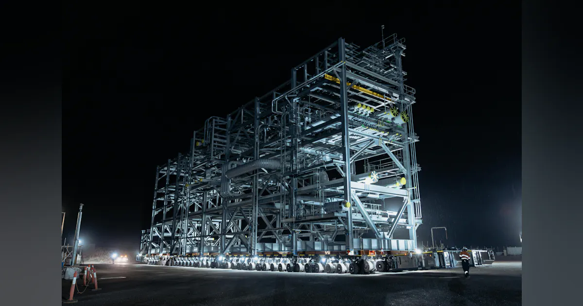 First modules arrive in Australia for Woodside-operated Scarborough ...