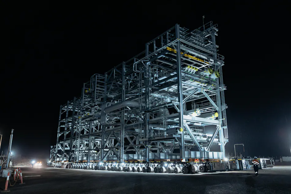 First modules arrive in Australia for Woodside-operated Scarborough ...