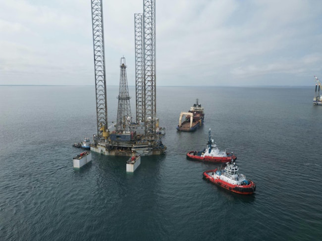Perenco is drilling an appraisal well targeting the NTO reservoir and the lower Madiela carbonate reservoir offshore Gabon using the Dixstone’s Banba jack-up rig..