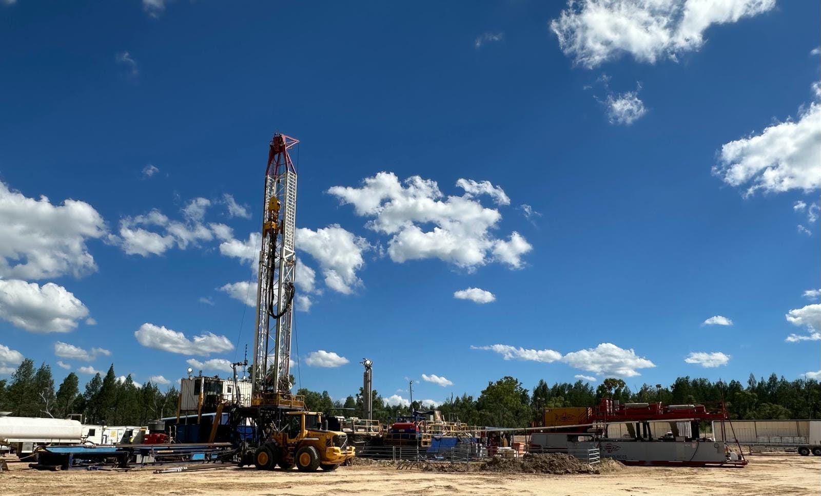 Denison drilling in Bowen basin, Queensland, Australia.