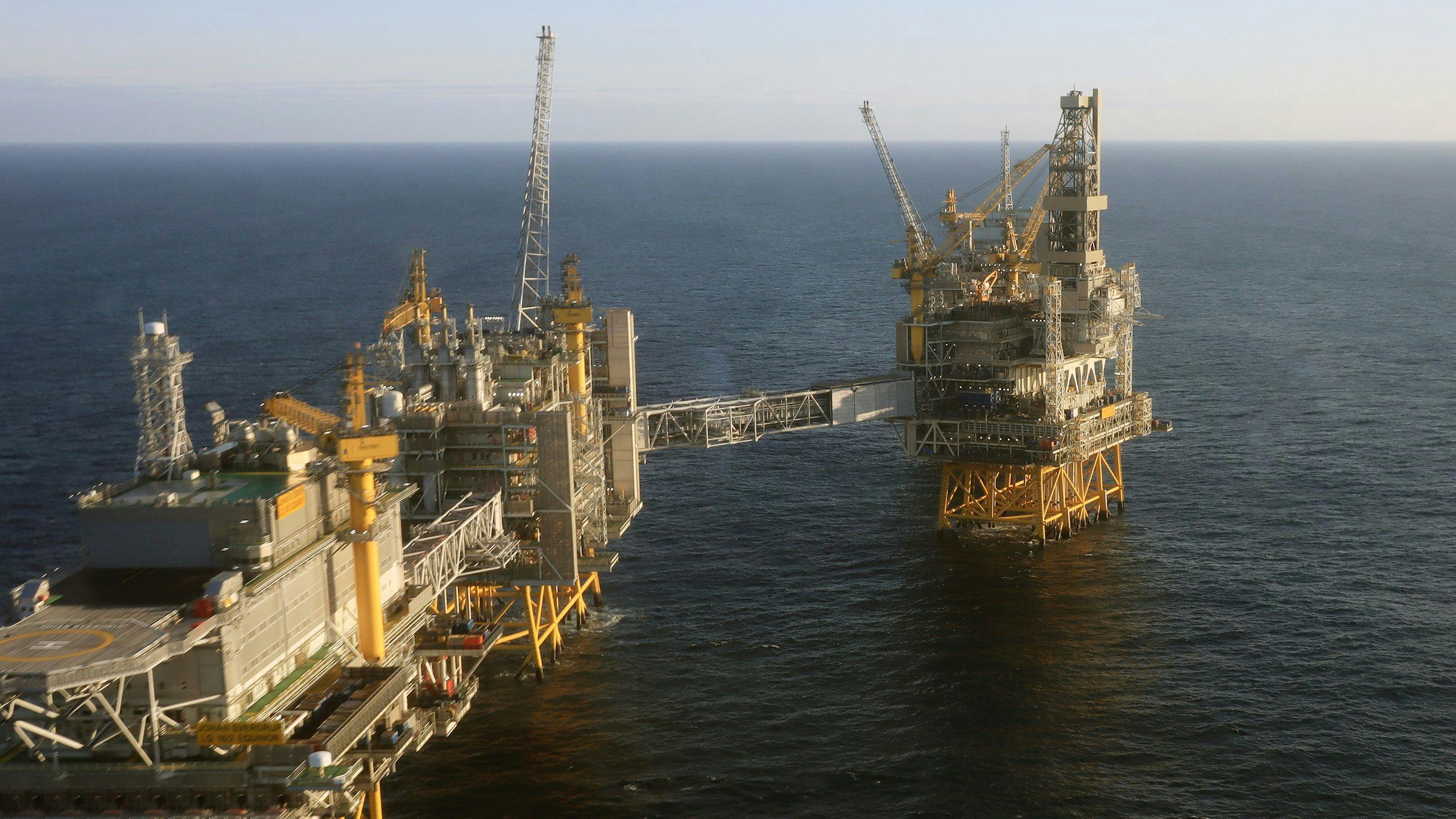 Equinor-operated Johan Sverdrup field in the North Sea.
