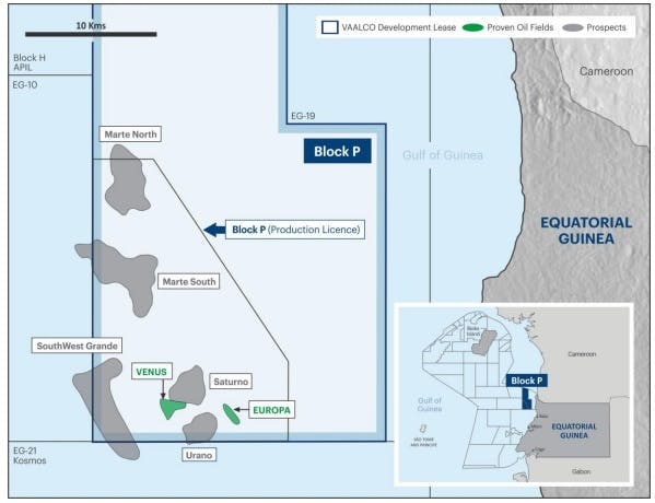 VAALCO operations offshore Equatorial Guinea.