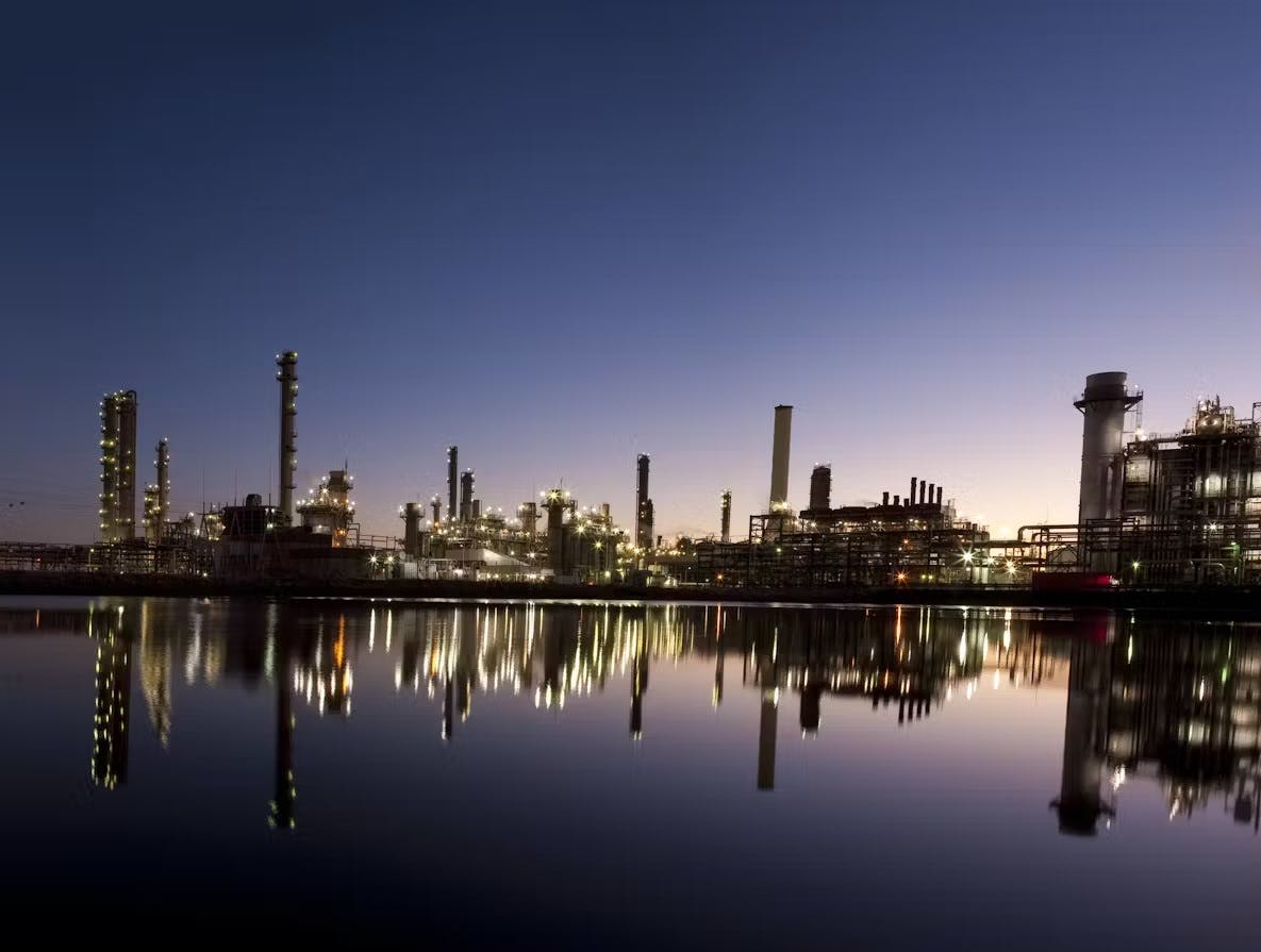 ExxonMobil complex in Baytown, Tex.