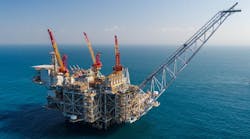 Chevron-operated Leviathan project, offshore Israel. Chevron-operated Leviathan project, offshore Israel.