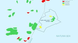 Ande-Ande Lumut oil field in the West Natuna Sea.