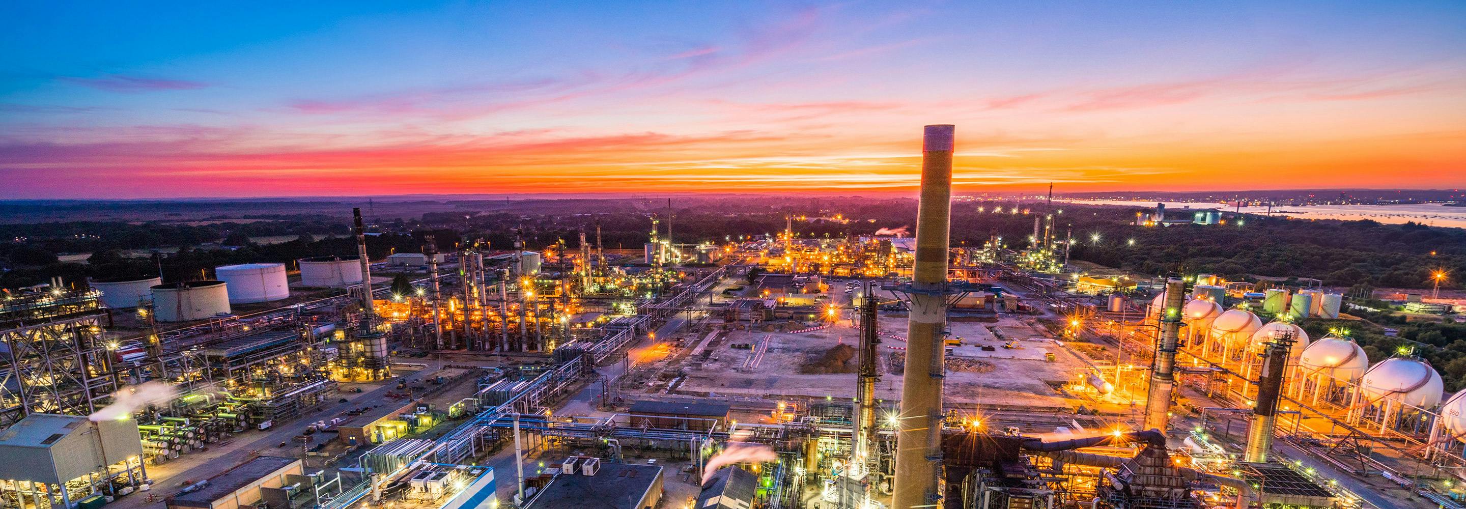 ExxonMobil Fawley complex, UK.