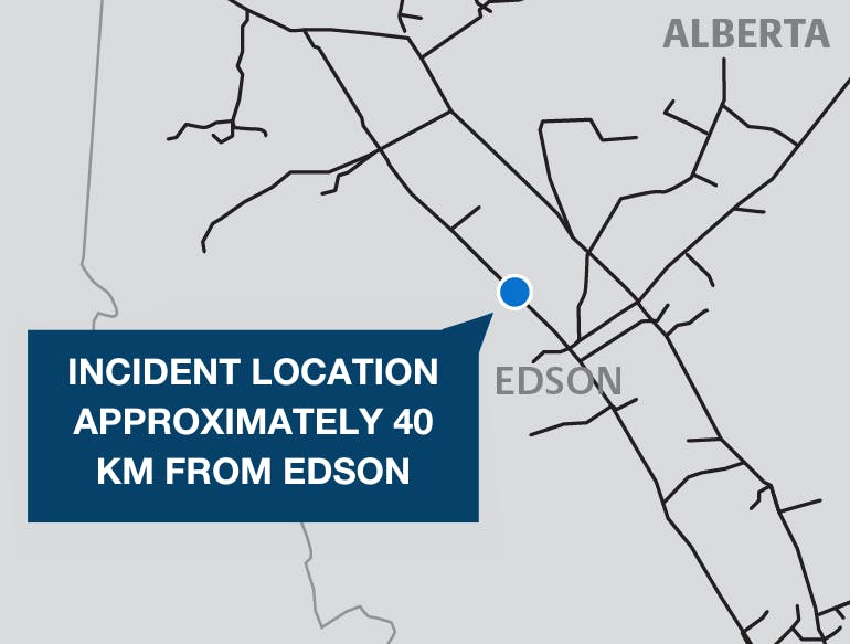CER responded to an incident involving TC Energy Corp.&rsquo;s NOVA Gas Transmission Ltd. Grande Prairie Mainline (GPML) near Edson, Alberta.