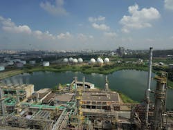 Refinaria de Capuava (RECAP) in Mauá, São Paulo, Brazil. Refinaria de Capuava (RECAP) in Mauá, São Paulo, Brazil.