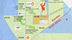 Namibia block map. Namibia block map.
