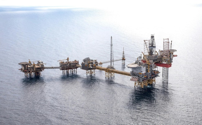 Eldfisk complex in the North Sea.