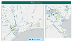 Gulf Coast NGL pipeline acquisition map.