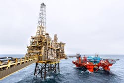 File photo: Work at Arran field, offshore UK. File photo: Work at Arran field, offshore UK.