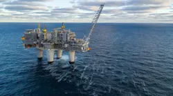 Equinor's Troll A platform in the North Sea.