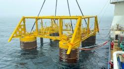 Dvalin North operations, Norweigian Sea. Dvalin North operations, Norweigian Sea.