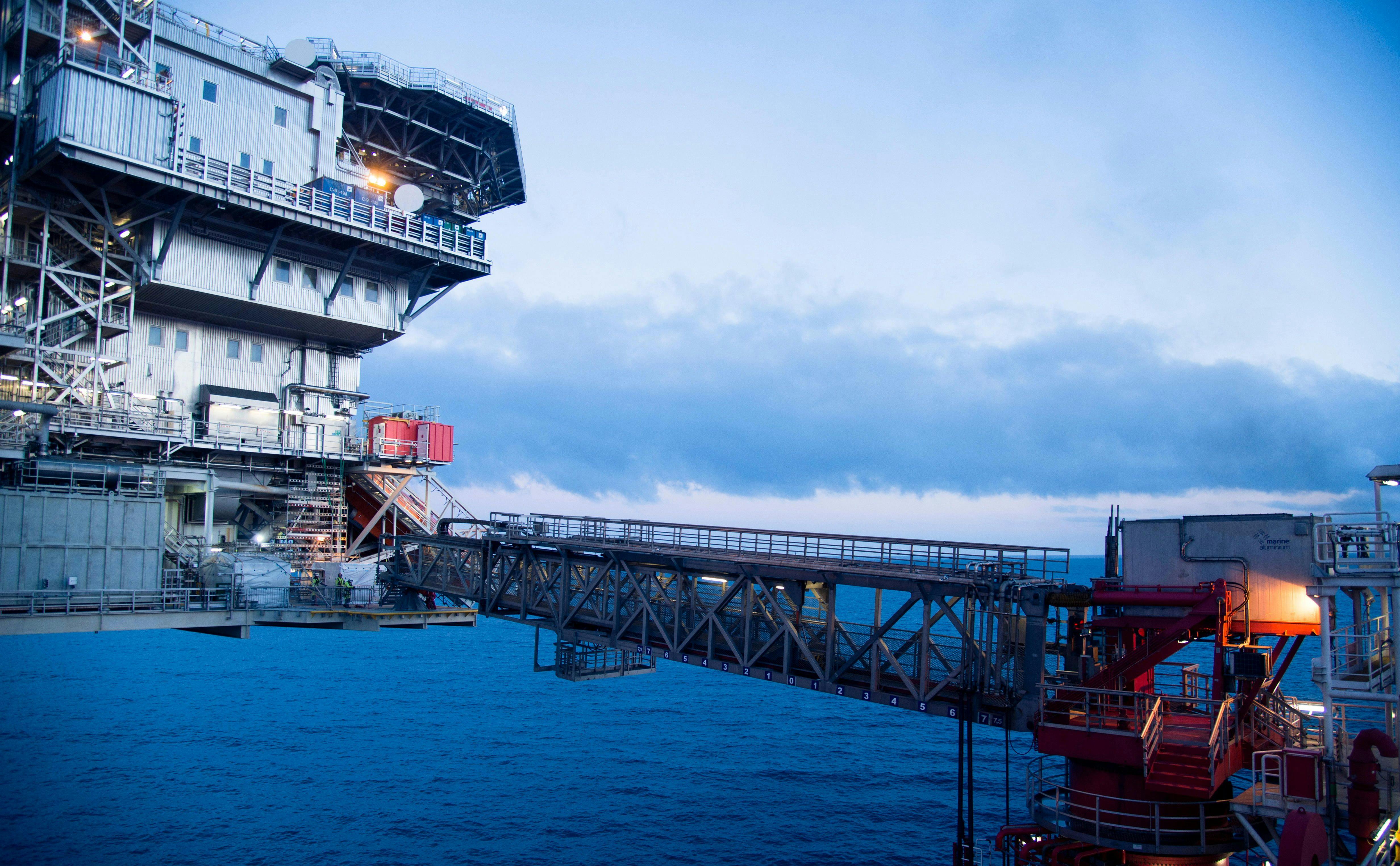 Equinor-operated Gina Krog field in the North Sea.