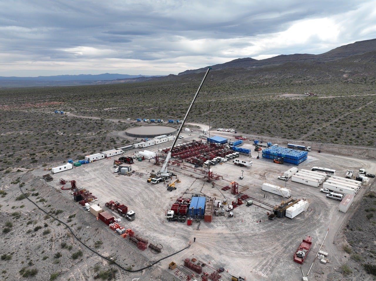 YPF's operations in Mendoza, Argentina.