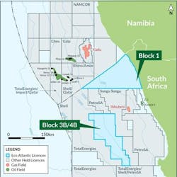 Oil and gas blocks offshore South Africa. Oil and gas blocks offshore South Africa.