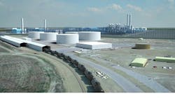 Illustration of Cerilon's proposed GTL complex in North Dakota. Illustration of Cerilon's proposed GTL complex in North Dakota.