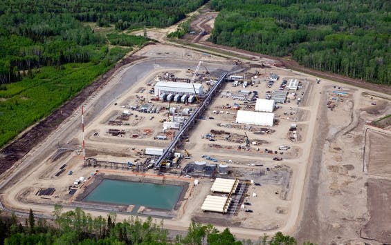 Gordondale gas processing plant, Alberta.