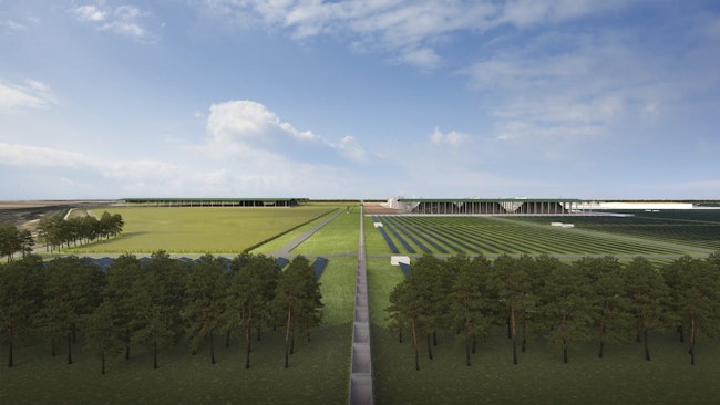 Rendering of proposed DG Fuels production plant.