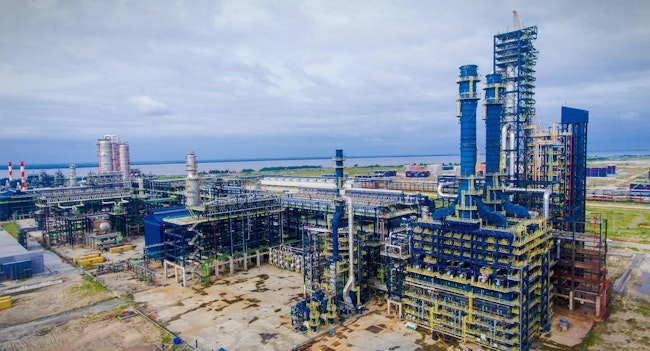 Dangote Lekki refinery, Nigeria.