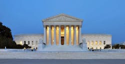 US Supreme Court building, Washington, DC, USA.