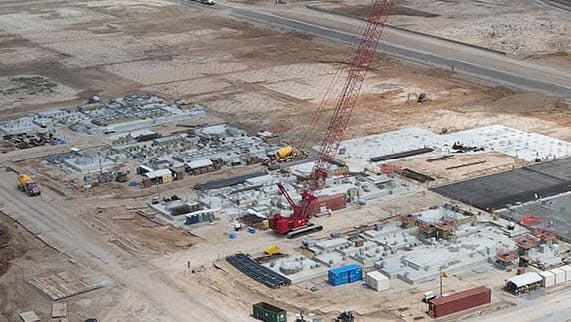 Driftwood LNG plant under pre-FID development in Louisiana.