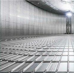GTT cryogenic membrane LNG containment tank. GTT cryogenic membrane LNG containment tank.