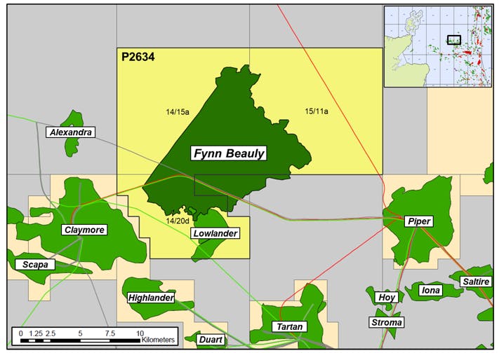 Parkmead Group has been awarded the P2634 license by the North Sea Transition Authority.