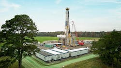 ExxonMobil lithium well in Arkansas. ExxonMobil lithium well in Arkansas.