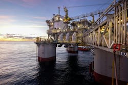 Chevron's Anchor development, Gulf of Mexico. Chevron's Anchor development, Gulf of Mexico.